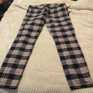 Juicy Couture Plaid Skinny Jeans